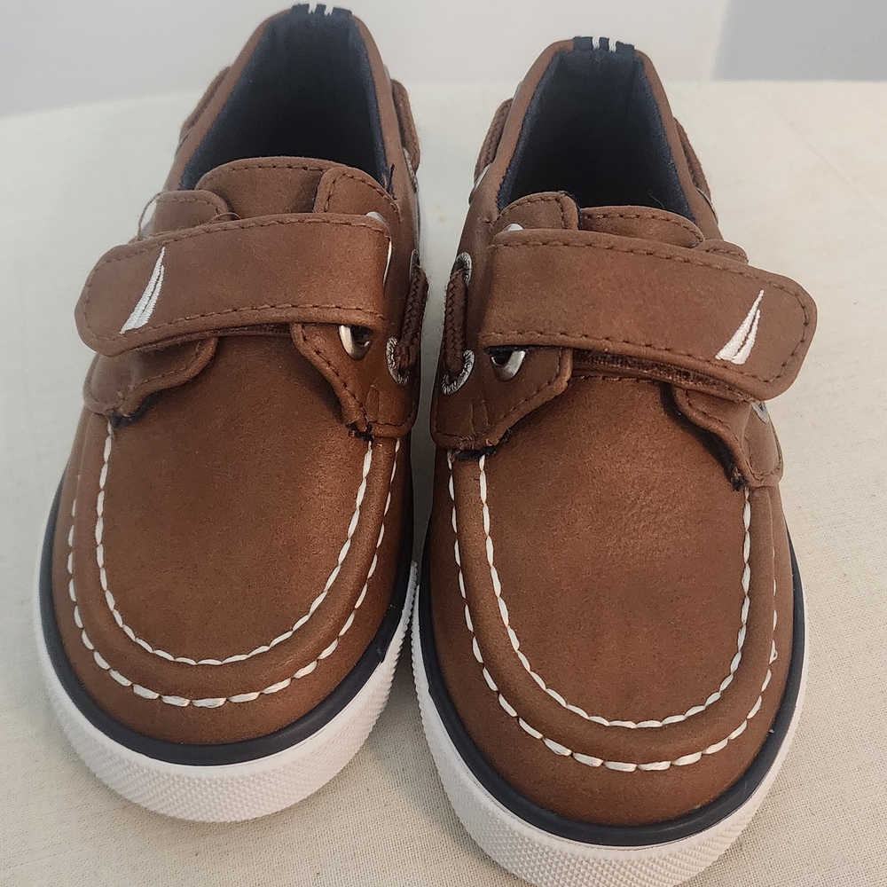 Nautica Leather Toddler Boat Shoes
